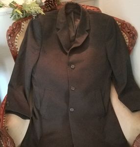 Jos A. Bank Wool Blend Top Coat